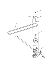 Group, Transmission Group Diagram and Parts List for 7800667-LP7800667-JM36 2010 Briggs and Stratton Lawn Mower